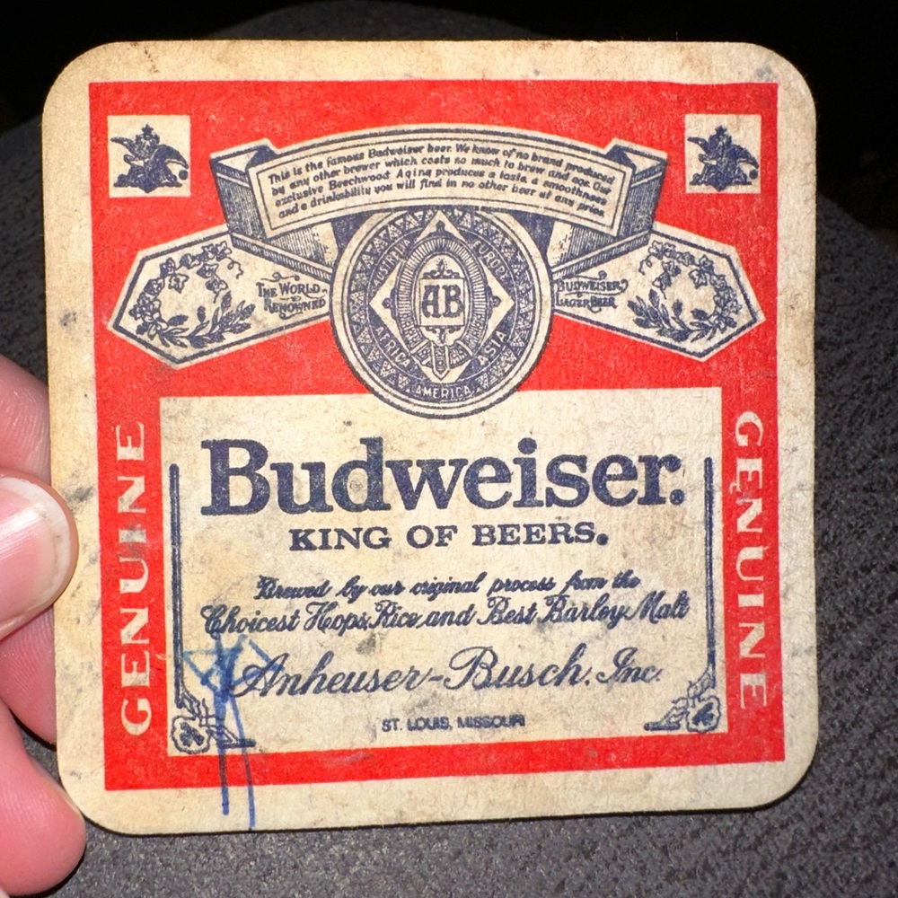Budweiser coaster